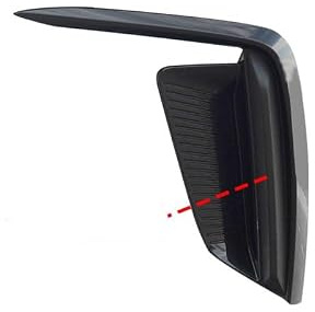 Auto Anteriore Sinistra o Destra per Paraurti Nebbia Griglia Striscia di Rivestimento con Foro Non per MG4 EV Mulan 2022 2023 2024(Left no hole)