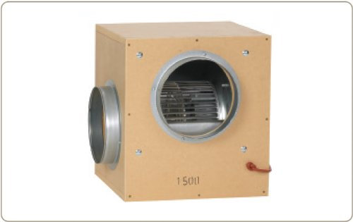 Esoteric Hydroponics Acoustic Sound Proofed 1000m3 / hour Insulated Extraction Fan (1 x 8 in & 1 x 8 out)