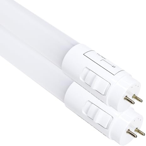 LED ATOMANT Lot de 2 Tube LED 120cm 18W, CCT (Sélecteur de Couleur Blanc Chaud, Neutre et Froid), 2200 Lumens, Starter LED inclu, T8 Standard