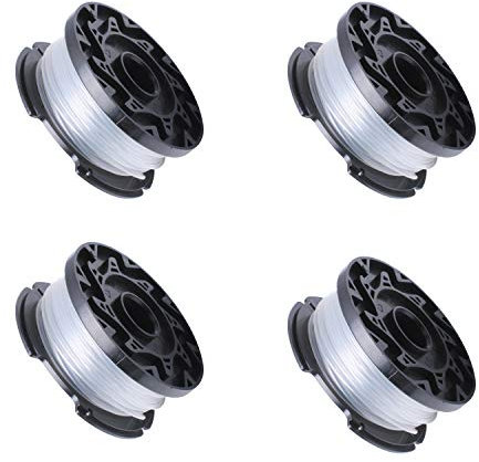 Poweka A6485 A6481 Spool Line Compatible with Black Decker Reflex Strimmer Replace ST5530-GB GLC3630L20-GB STC1820PC-GB BESTA530-GB BESTA525-GB - Pack of 4