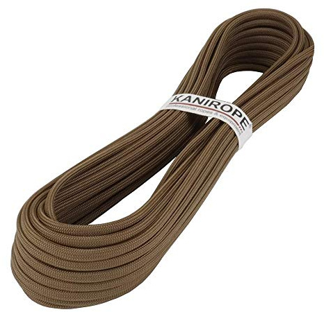 Kanirope® Paracord XPRO ø3,8mm 20m Hellbraun 32-Fach geflochten