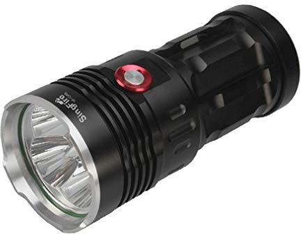 Led Torch, Handheld Mini LED Torch Light Outdoor 3 Mode 4 * T6 Strong Light Bulb 18650 Battery, for Camping, Hiking, Auto Emergencies, Home Repair(Battery Not Included)