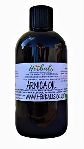 Arnica Oil for Bruising Massage Oil Massage Made in Yorkshire (100ml Oil)