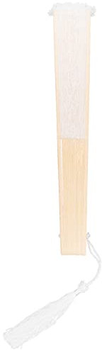 Milisten Faltbarer Spitzenfächer Eleganter Quaste Für Hochzeiten Kostüm-Accessoires Und Wanddekoration Handgefertigter Fächer Für Damen Und Mädchen