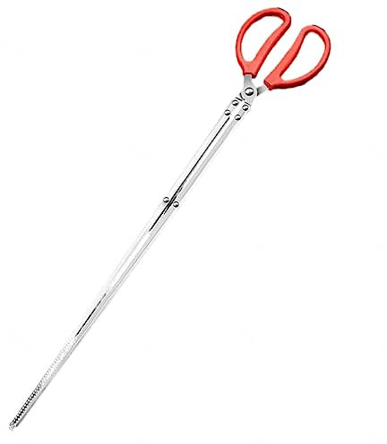 AMNOOL Edelstahl-Greifer-Reacher-Werkzeug – Müllklammer-Reacher-Pick-Up-Stick – Müllscherenzange und Greifklaue, Müllabfuhr, Gartengreifer, 2er-Pack,24 inch