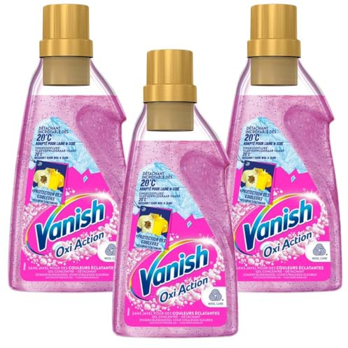 Vanish Oxi Action Pre-Wash Fleckenentferner-Gel, 3er Pack (3 x 750 ml)
