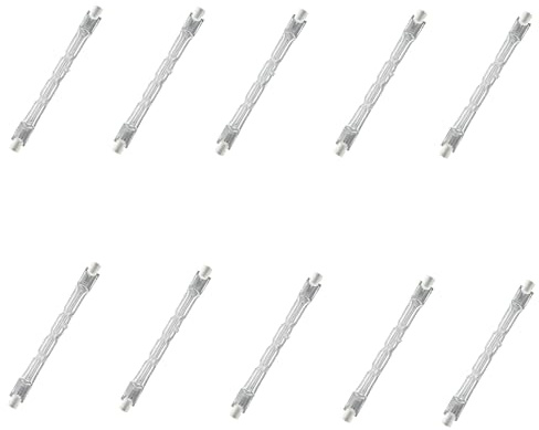 Osram 10-pack halolin 64696 halogenstaplampa 120 watt 230 Volt R7s 118 mm längd | tidigare 150 watt | 2300 lumen | 2950 Kelvin varm vit