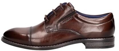 bugatti herr 311-AO501 sneakers, mörkbrun, 41 EU bred, Mörkbrun, 41 EU Weit