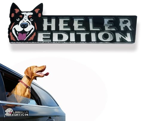 Car Emblem: Dog Car Badge Laser Cutting Emblem Cool Decals Trucks German Shepherd Badge Corgi Edition Doodle Golden Retriever Vehicles Dachshund Addition Rottweiler (Heeler)