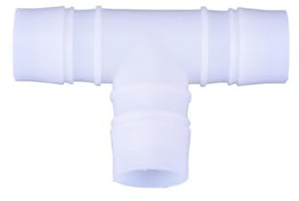1 stück Fitting 4~25mm Weiß PE T-stück Aquarium Tank Adapter Luftpumpe Schlauch Pagode Gelenke Garten bewässerung Wasser Rohr Anschlüsse(12mm)