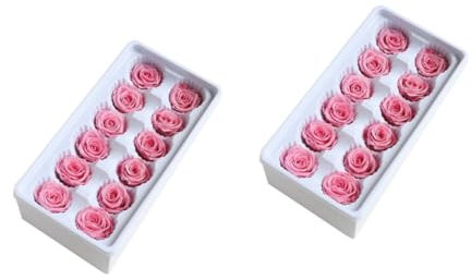 IMIKEYA Künstliche STK Konservierte Künstlicher Blumenstrauß Künstliche Schaumrose Konservierte Rose Blumen Konservierte Echte Rose Zubehör Rosa