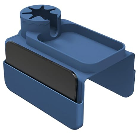 Sofa Armrest Drink Holder & Tray | Silicone Couch Holder | Anti-Slip Arm Tray With Pocket & Snacks & Phone & Remote Rest