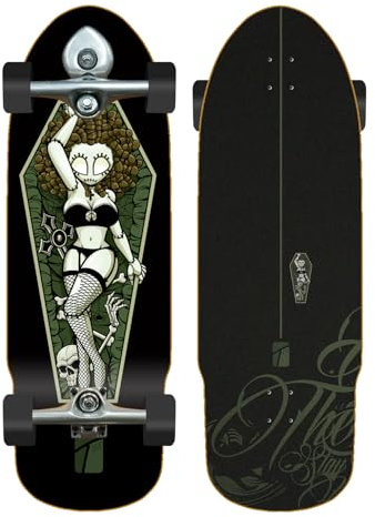 Txin Surfskate Complete with Buri Surf Skateboard Trucks - Dead Dolly 32 Bullet