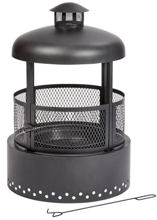 Feuerschale Fire Dancer Feuerpit Feuerkorb 80 x 55 cm Feuerstelle, Garten, Terrasse, Balkon, Feuertonne