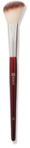 BK BEAUTY 112 SMALL ANGLED FACE BRUSH – Precise Angled Blush Brush for Soft, Natural Blend, Ideal for Blush on Smaller Faces & Highlighting