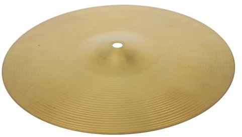 Warmhm Satz Trommelbecken marschierende Becken Splash-Becken Zubehör für Trommeln Schlüssel Absturz Metallbecken für Schlagzeug Schlagbecken Legierung Messing Golden