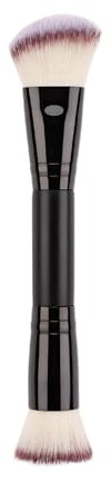 Brocha correctora, Brocha de maquillaje de doble punta Brocha para polvos y