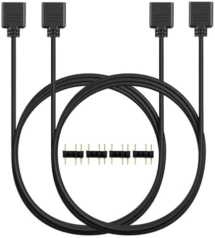 Gebildet ARGB 100cm Kabel 5V 3 Pin Adressierbares RGB Splitter Verlängerungskabel ARGB LED Sync Kabel zur Verlängerung von PC Computer ARGB Fans oder LED Serie