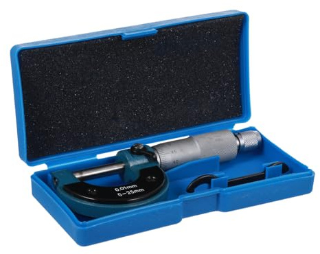VALICLUD 1Pieza Micrómetro Exterior Métrico de Precisión Portátil y Duradero para Medición de de Pequeñas al