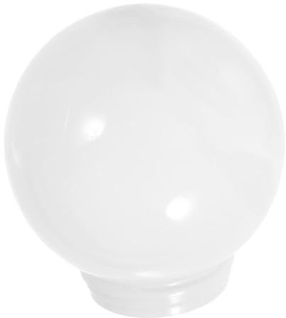 TEMPNAP Pantalla Esférica Para Lámpara De Jardín De Acrílico Color Milk Reemplazo De De Luz Para Farolas Exteriores Decoración Para Iluminación De Exteriores