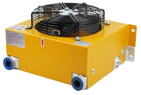 AH1012T-CA Raffreddatore ad aria idraulico 24 V/12 V/220 V/380 V for gru montata su camion, radiatore dell'olio e serbatoio del carburante modificato Alte prestazioni(12V)