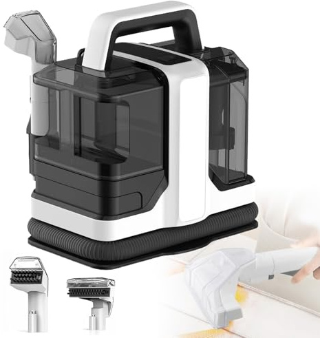 Nettoyeur De Tapis, Canapés Et Tissus D'ameublement, Puissant Aspirateur De Taches De 11KPa, Pour Un Nettoyage En Profondeur, Nettoyeur De Tapis Autonettoyant, Avec Brosse Double