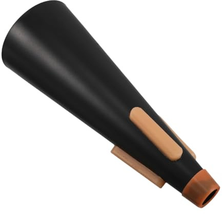 Trumpet Straight Mute Conical Pet Sound Dampening Mute Black | Practice Mute for Trumpet, Noise Reduction for Home Use and Shared Living Spaces, for Student and Professional Players