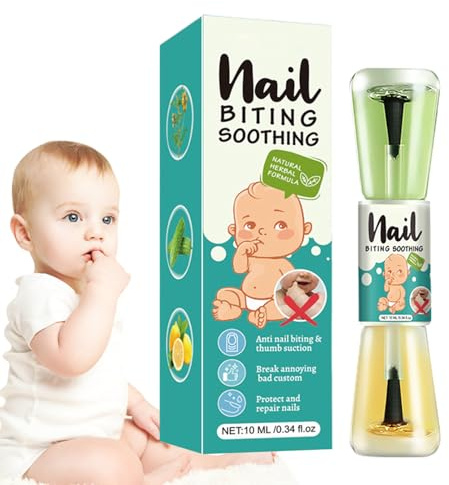 Vernis Anti Morsure Ongles, Amère 10ml Ongles - Vernis Naturel