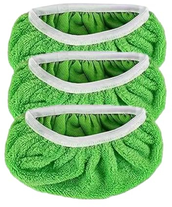 kdkskss Bayetas para Fregona - Bayetas Reutilizables para Barrer Y Limpiar,3 Piezas Lavables con Ajuste, Ideales para el Salón, Cocina, Baño, Apartamento y Balcón