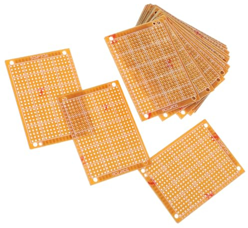 UTHCLO 20 pièces PCB Circuit Board DIY Soldering Breadboard for Electronics Projects and Experiments