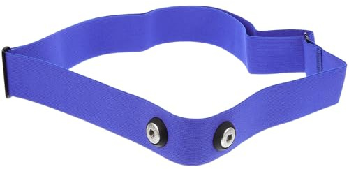 FOMIYES Replacement Chest Strap for Monitor Wireless Elastic Fixing Belt Sports Monitoring Band Compatible with Polar Wahoo Tickr – Blue