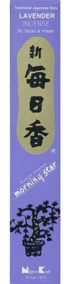 Japanische Räucherstäbchen Morning Star LAVENDER (Lavendel) von Nippon Kodo