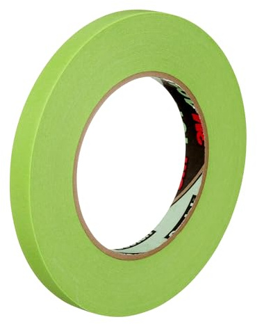 3M High Performance Green Masking Tape 401+, 12 mm x 55 m 6.7 mil, 1 Roll