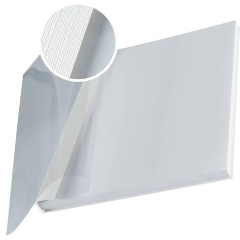 Leitz 7399-00-01 Buchbindemappe impressBind, A4, 7 mm, weiß, Soft Cover
