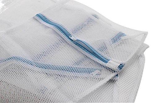 RMB® Wäschenetze 4er Pack für Waschmaschine Wäsche-Sack-Beutel mit Reissverschluss