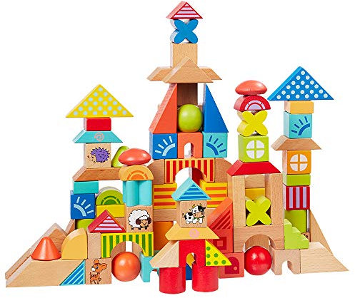 howa Holzbausteine aus Buche 100 TLG. 6005