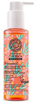 Natura Siberica Mascarilla Facial Exfoliante Revitalizante con Oblepikha y Vitamina C - 150 ml