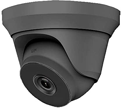 HiLook by Hikvision THC-T250-M 5MP Turbo HD 40m EXIR Indoor/Outdoor 4-in-1 CCTV Turret Camera IP67 Metal Body - Grey (2.8mm)