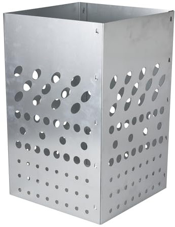 Windhager Compostiera per letti rialzati, 30 x 30 x 48 cm, acciaio zincato a caldo, compostiera per letti rialzati, compostiera per letti da interrare, resistente alle intemperie e durevole