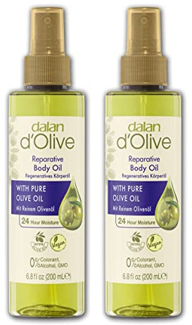 2er Set, Dalan d´Olive Körperöl in Sprühflasche, (2x200ml)