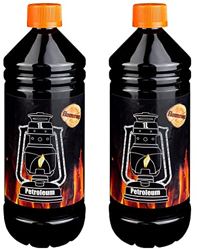Petroleum für Petroleumheizung, Ofen, Verbrennung in Kamin,Heizung Flameup | 2 L, hochreines Kerosin, rückstandsfrei, geruchlos