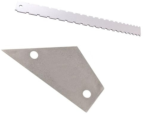2 Stück Gitarren Setup Werkzeug aus Aluminium für E-gitarre | Saitenhöhenmesser und Gitarrenlehre, Prüft Griffbrettgeradheit und Bundebenheit, Silbernes
