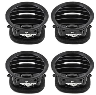 Kühlergrills für die Front von Autos Für Opel Für Vauxhall Für ADAM Für CORSA D 13417363 2201099 4-teiliges AC-Entlüftungsgitter Kühlergrills für die Front von Autos(Chrom)