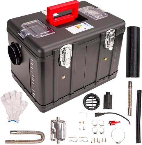 Fesuda Standheizung Diesel,5KW 12V Luft Dieselheizung Standheizung mit Fernbedienung & LCD-Bildschirm,Schnelles Aufheizen,Air Standheizung für Auto LKW Wohnmobil Bus RV, Boote