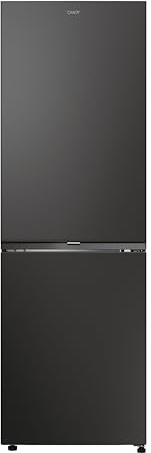 CANDY Fresco 300 CNCQ2T618EB, Frigorífico Combi, 355L, Total No Frost Circle+, 4 Estantes, 4 Balconeras, Cajón Verdulero, AnxAl 60x185cm, Control Digital Interno, Iluminación LED, 38DB, Negro