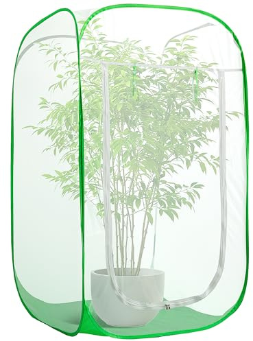 Pop-Up-Garten-Netz-Pflanzenabdeckung, Pflanzenschutz, Pflanzenschutz, Gartennetz, Käfigschutz, Schädlingsschutz, Zelt mit Aufbewahrungstasche zum Schutz von Pflanzen, Gemüse, Obst vor Vögeln, Insekten