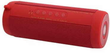 Uonlytech Kabelloser Lautsprecher Freisprechlautsprecher Wasserdichter Outdoor- Musik-Player Mit Speicherplatz Rot