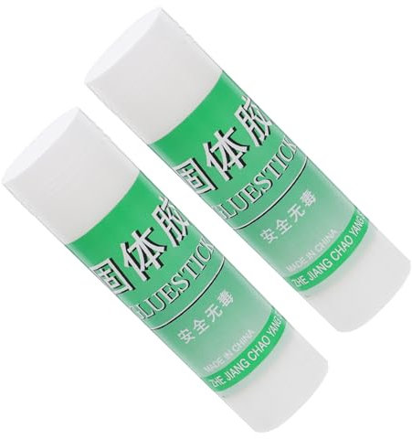 DIYEAH 2pièces Bâtons De Colle Blanche Solide Adhésive Pour Fournitures Scolaires Et Bureau Colle Forte Polyvalente Pour Loisirs Créatifs Et Projets Diy