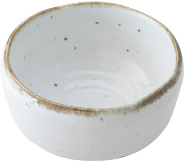 Asayu Japan Matcha Bowl - Shirotsuchi Ceramic Chawan - Handmade in Gifu, Japan - Wabi-Sabi Japanese Tea Ceremony Bowl