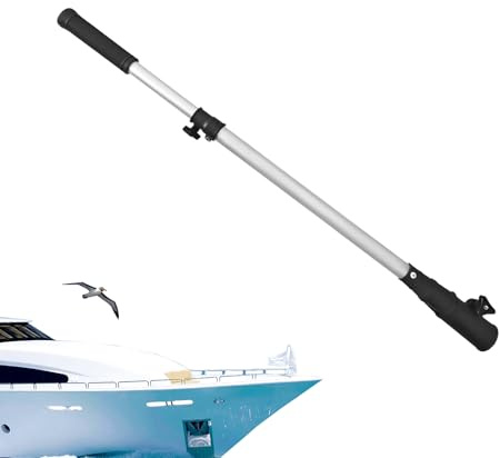 Tiller Extension Handle - Telescopic Ergonomic Tiller Handle Extension - Boating Equipment for Sea Lakes Rivers Marine Outdoor Canoe Men